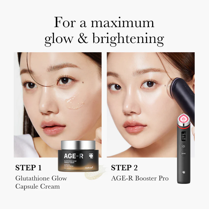 Осветляющий крем-капсулы для кожи лица MEDICUBE AGE-R GLUTATHIONE GLOW CAPSULE CREAM Осветляющий крем-капсулы для кожи лица MEDICUBE AGE-R GLUTATHIONE GLOW CAPSULE CREAM
