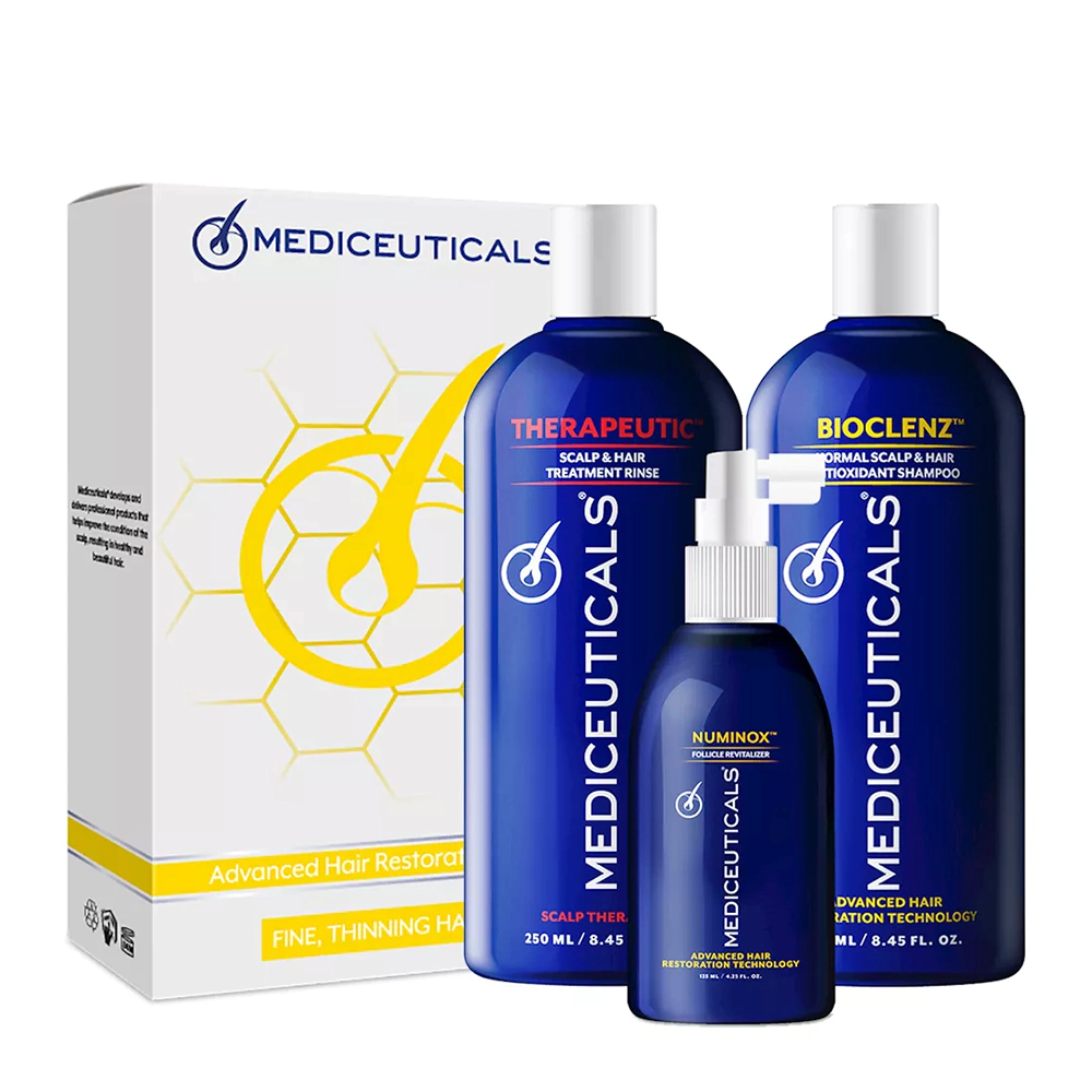 Набор косметики для восстановления мужских волос MEDICEUTICALS ADVANCED HAIR RESTORATION KIT FINE Набор косметики для восстановления мужских волос MEDICEUTICALS ADVANCED HAIR RESTORATION KIT FINE